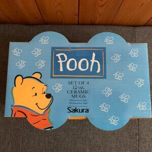 Set of 4 mugs - Pooh, Tigger  Piglet,  Eeyore